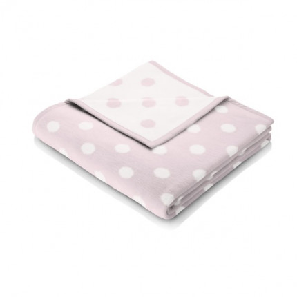 Плед Biederlack Lovely&Sweet Dots rose