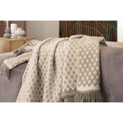 Плед Wohndecke Bright Day Mocca Плед Wohndecke Bright Day Mocca